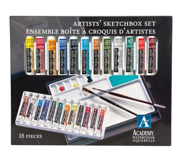Grumbacher Academy Watercolor Paint Artist Sets Grumbacher Academy Watercolor Paint Artist Sets Supply Source
