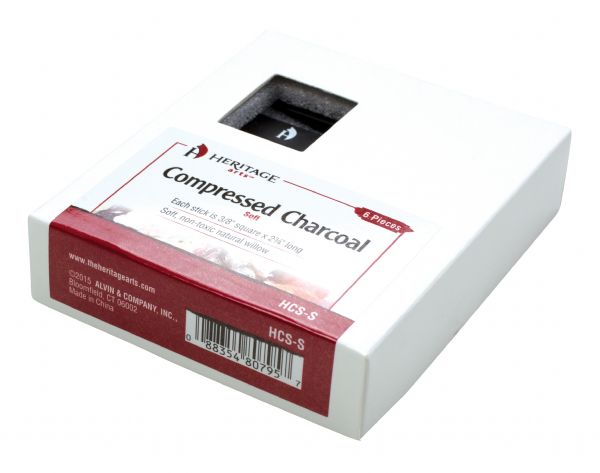 compressed charcoal soft