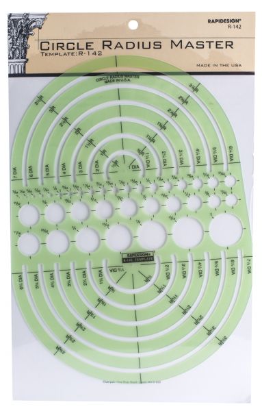 New New Free Shipping Free Ship Alvin Circle Radius Master Template TD1202