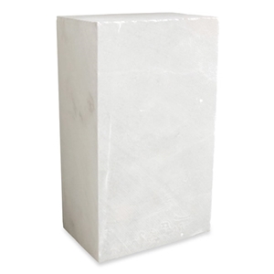 Opaque White Alabaster Block - 4 Lbs.