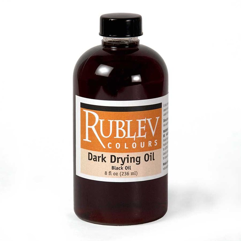 Natural Pigments Dark Drying Oil (Black Oil) 8 fl oz The classic