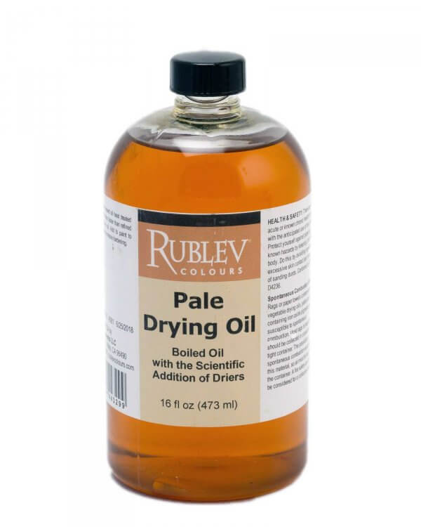 Natural Pigments Pale Drying Linseed Oil 16 fl oz Natural Source