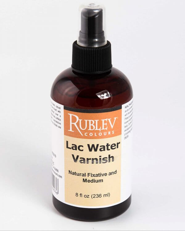 Natural Pigments Lac Water Varnish 8 fl oz Lac Water Varnish is a