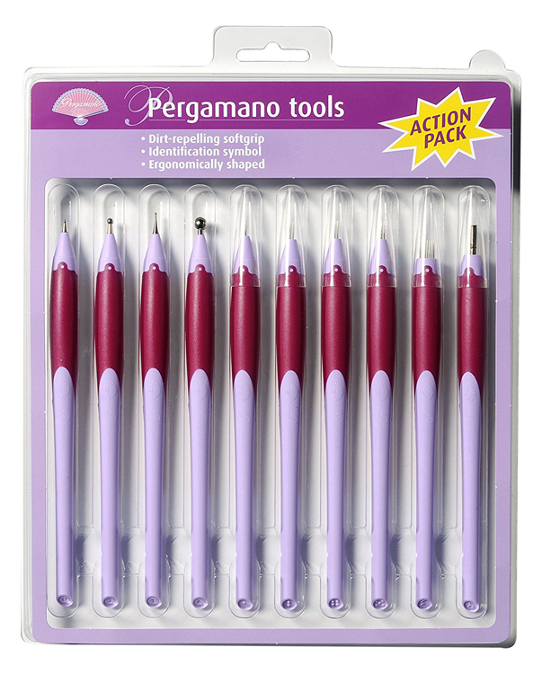 Pergamano Actionpack Tools Set Of 10 Embossing Tools Online