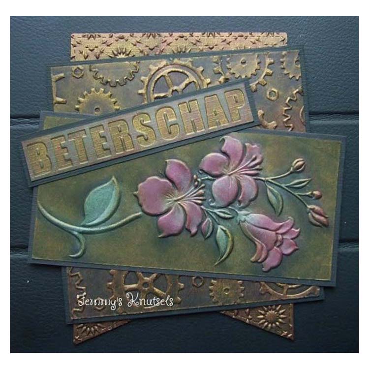 Nellie/'s Choice 3D Embossing Folder 5 7//8/" x 5 7//8/" ~ WREATH Christmas ~EF3D007