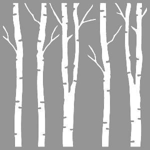 Creative Expressions Birch Tree Forest Woodland Collection Craft Die Set CED3096