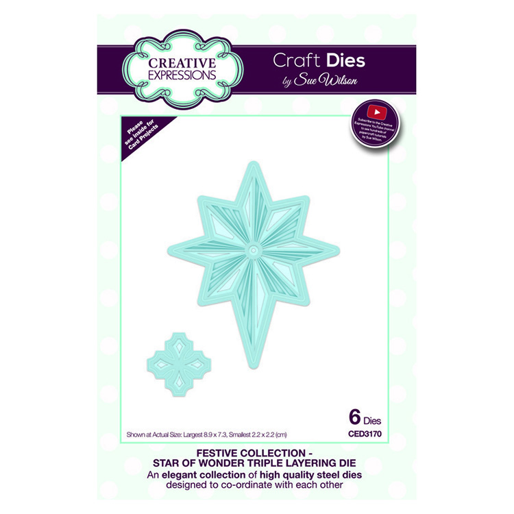 Creative Expressions Festive Collection Star Of Wonder Triple Layering Die