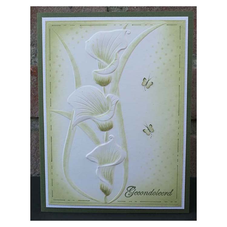 Nellie's Choice 4 X 6 3d Embossing Folder Arums