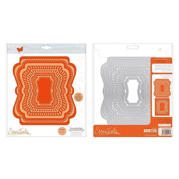 Tonic Studios Memory Book Maker Layered Cascade Die Set 2117e