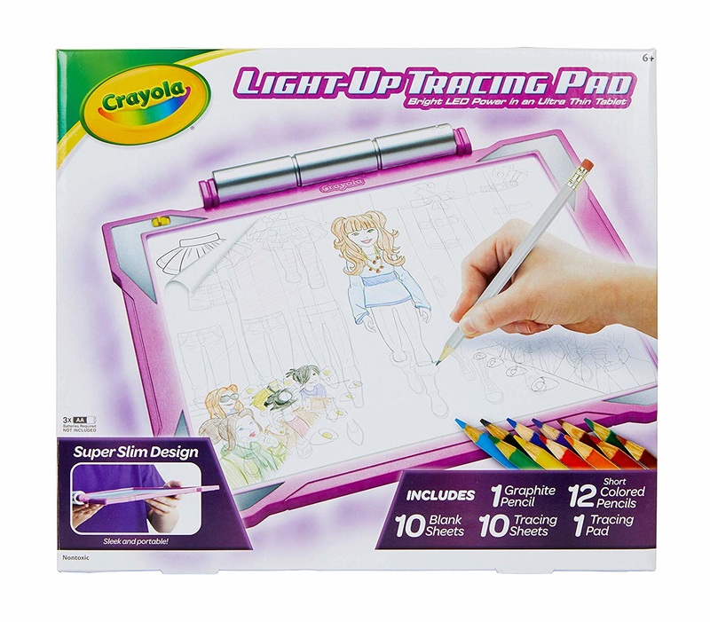 Crayola Light Up Tracing Pad Pink, Amazon Exclusive, Toys, Gift For