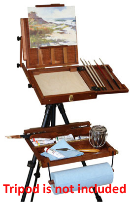 Sienna Plein Air Artist Large Pochade Box PB-1012 - Tabletop Art Easels ...