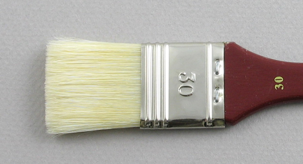 size 30 flat paint brush