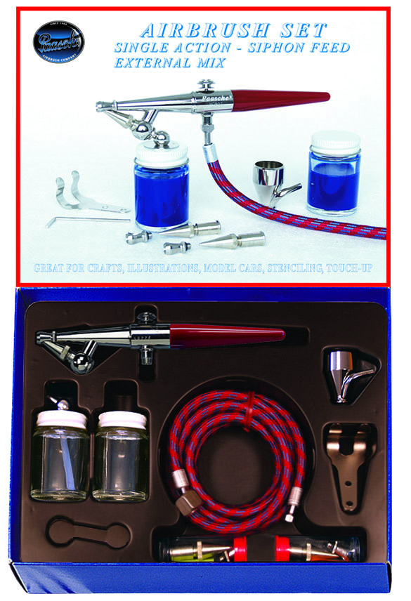 Paasche Model H Single Action Airbrush Set :: Airbrushes & Airbrush ...