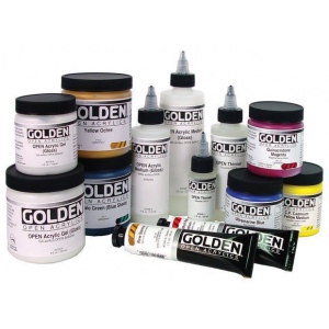 acrylic golden paint 2oz tube open