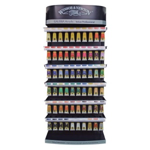 galeria acrylic winsor newton paint display
